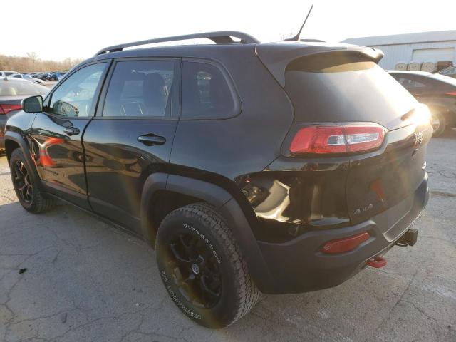 1C4PJMBS7FW718328 - 2015 JEEP CHEROKEE TRAILHAWK BLACK photo 2