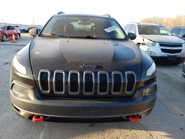 1C4PJMBS7FW718328 - 2015 JEEP CHEROKEE TRAILHAWK BLACK photo 5
