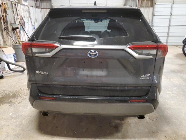 JTMEWRFV1KJ008844 - 2019 TOYOTA RAV4 XSE GRAY photo 6