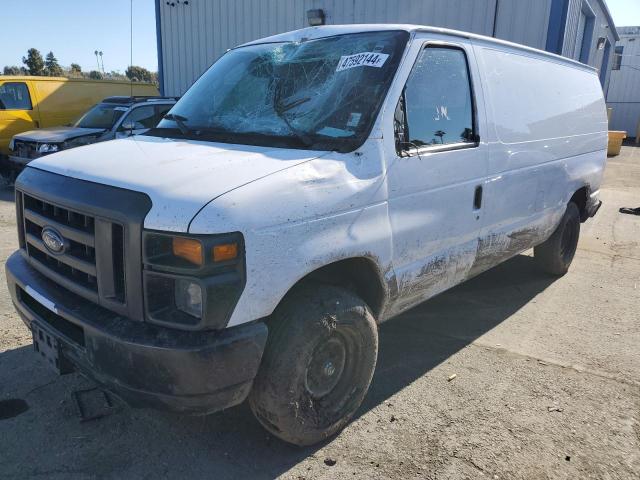 1FTNE1EW1DDA58451 - 2013 FORD ECONOLINE E150 VAN WHITE photo 1