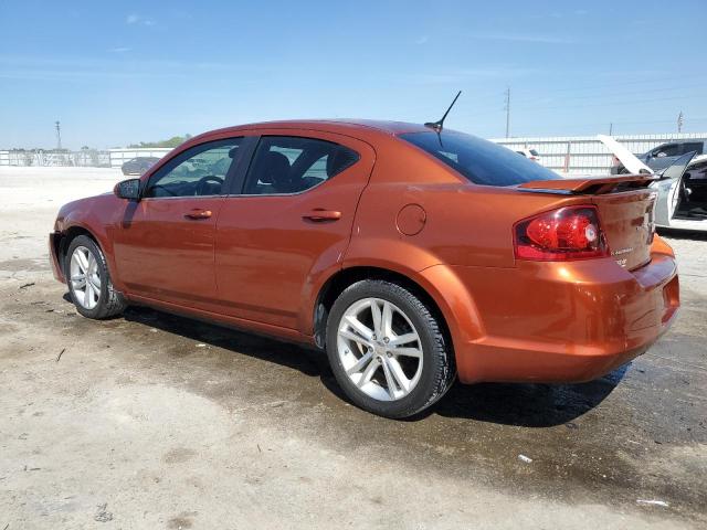 1C3CDZCBXCN227839 - 2012 DODGE AVENGER SXT ORANGE photo 2