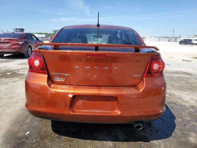 1C3CDZCBXCN227839 - 2012 DODGE AVENGER SXT ORANGE photo 6