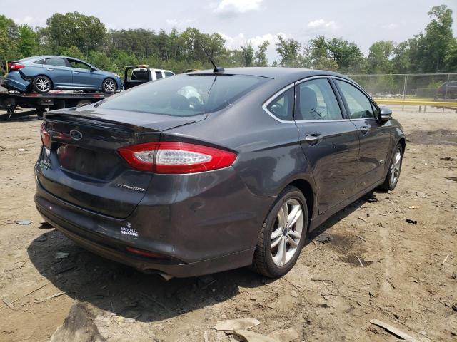 3FA6P0SU8FR197536 - 2015 FORD FUSION TITANIUM PHEV GRAY photo 4