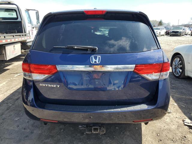 5FNRL5H67GB017782 - 2016 HONDA ODYSSEY EXL BLUE photo 6