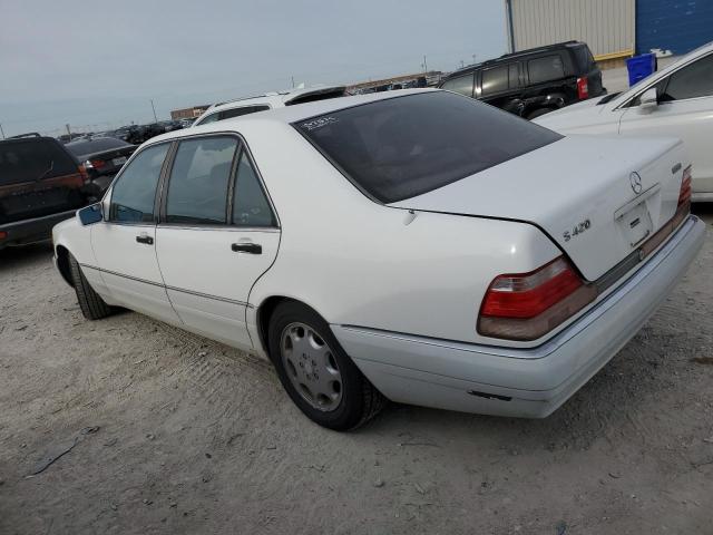 WDBGA43E7TA322576 - 1996 MERCEDES-BENZ S 420 WHITE photo 2