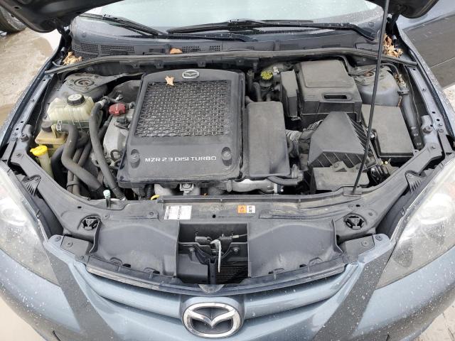 JM1BK34M591189057 - 2009 MAZDA SPEED 3 GRAY photo 11
