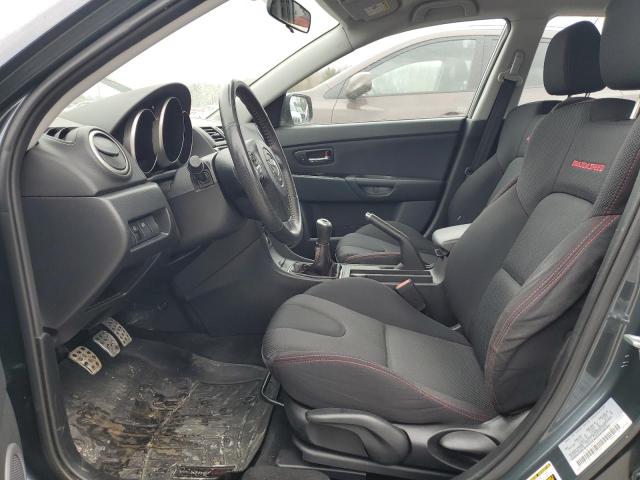 JM1BK34M591189057 - 2009 MAZDA SPEED 3 GRAY photo 7
