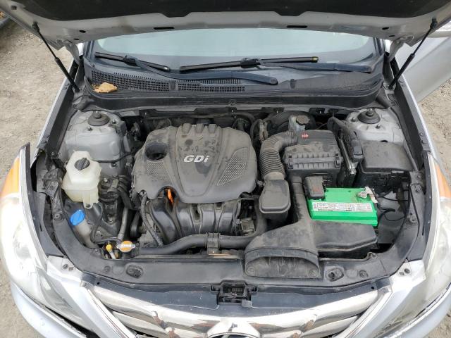 5NPEC4AC1DH536946 - 2013 HYUNDAI SONATA SE SILVER photo 11