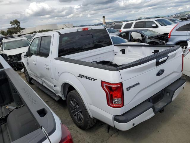 1FTEW1CG9FKD98079 - 2015 FORD F150 SUPERCREW WHITE photo 2