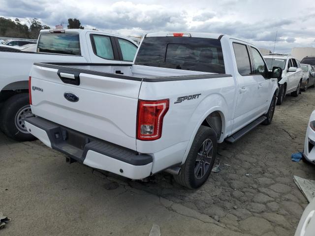 1FTEW1CG9FKD98079 - 2015 FORD F150 SUPERCREW WHITE photo 3