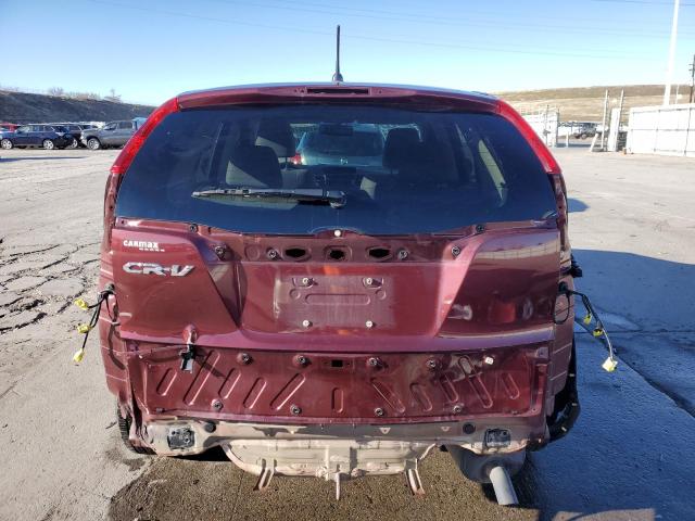 2HKRM3H55FH544387 - 2015 HONDA CR-V EX BURGUNDY photo 6