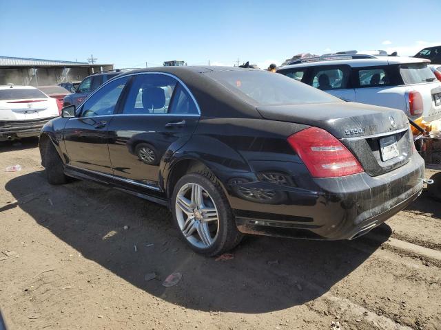 WDDNG9EB6DA508320 - 2013 MERCEDES-BENZ S 550 4MATIC BLACK photo 2