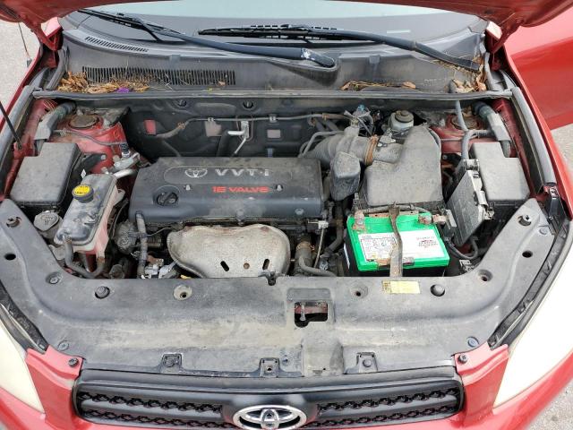 JTMBD33V375061605 - 2007 TOYOTA RAV4 RED photo 11