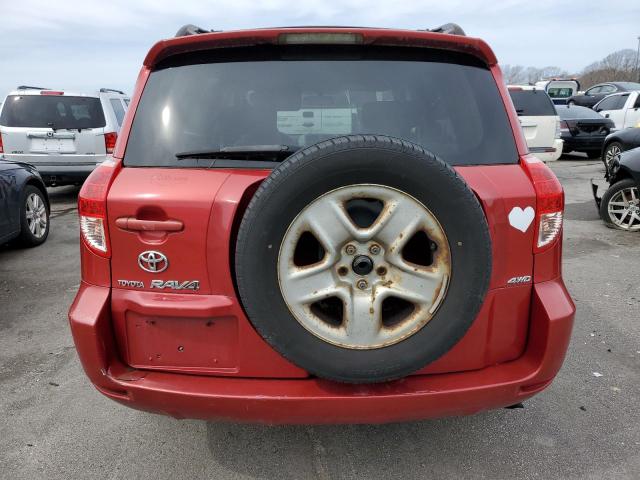 JTMBD33V375061605 - 2007 TOYOTA RAV4 RED photo 6