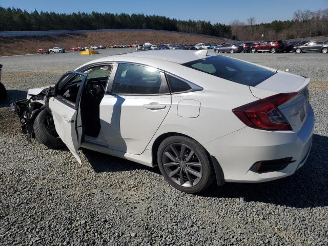 19XFC1F37KE013234 - 2019 HONDA CIVIC EX WHITE photo 2