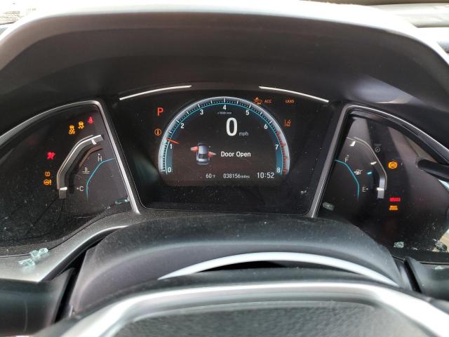 19XFC1F37KE013234 - 2019 HONDA CIVIC EX WHITE photo 9