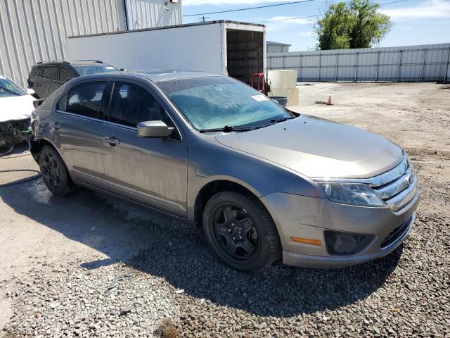 3FAHP0HA4BR327215 - 2011 FORD FUSION SE GRAY photo 4