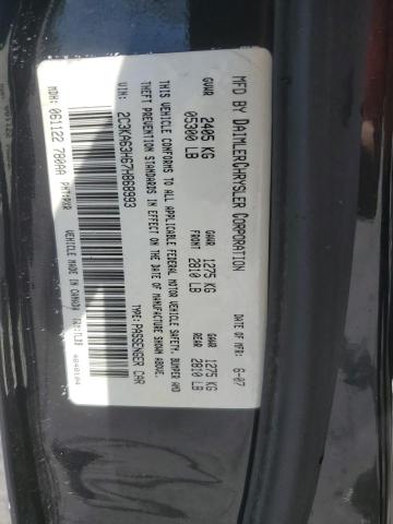 2C3KA63H67H868993 - 2007 CHRYSLER 300C BLACK photo 12