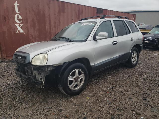 KM8SC13DX2U288766 - 2002 HYUNDAI SANTA FE GLS SILVER photo 1