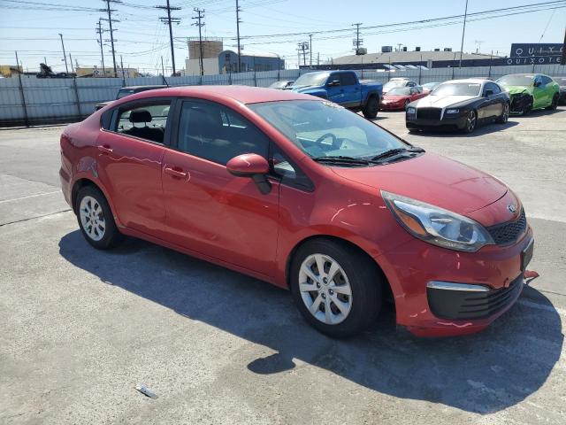 KNADM4A32H6021962 - 2017 KIA RIO LX RED photo 4