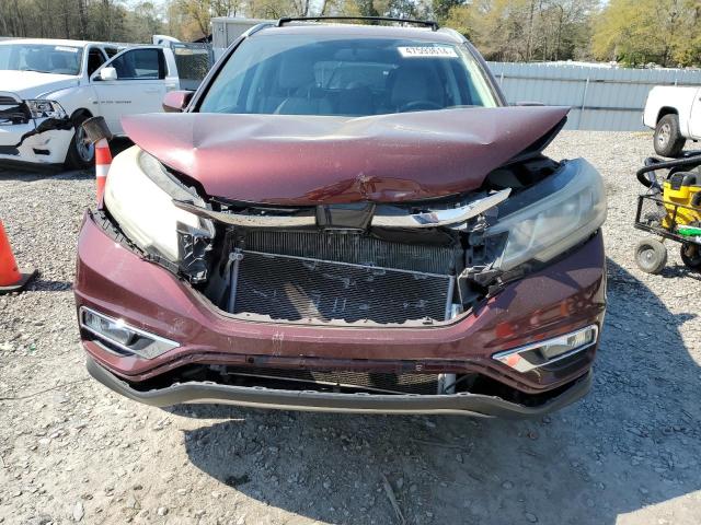 5J6RM4H50FL055522 - 2015 HONDA CR-V EX BURGUNDY photo 5