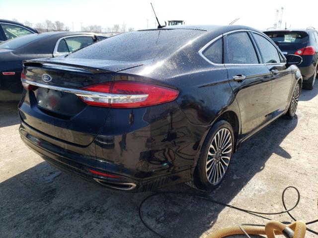 3FA6P0D93JR234235 - 2018 FORD FUSION TITANIUM/PLATINUM BLACK photo 3