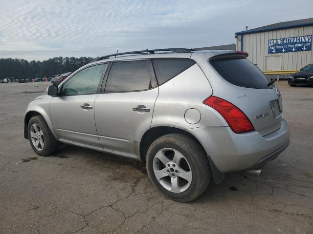 JN8AZ08TX5W317950 - 2005 NISSAN MURANO SL SILVER photo 2