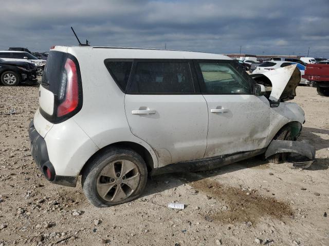 KNDJN2A22F7231483 - 2015 KIA SOUL WHITE photo 3