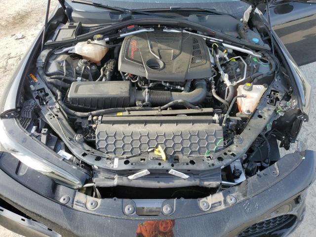 ZARFAEDNXJ7566210 - 2018 ALFA ROMEO GIULIA Q4 黑色 照片 11