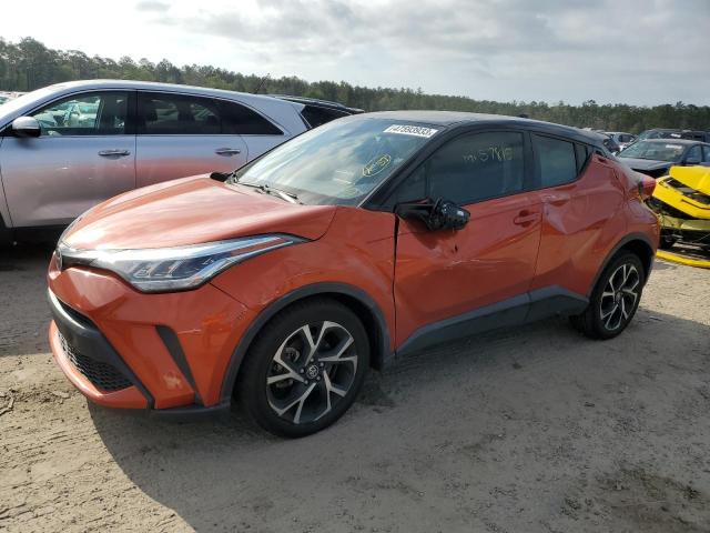 JTNKHMBX6L1069692 - 2020 TOYOTA C-HR XLE ORANGE photo 1