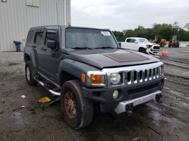 5GTEN13E198112317 - 2009 HUMMER H3 GRAY photo 1