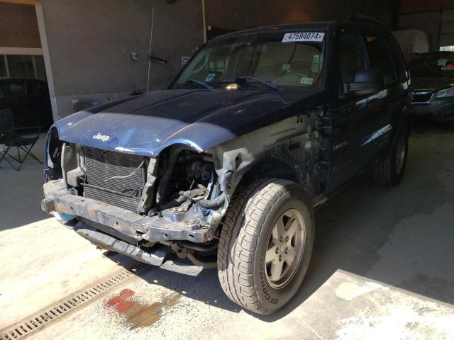 1J4GL58K44W222403 - 2004 JEEP LIBERTY LIMITED BLUE photo 1