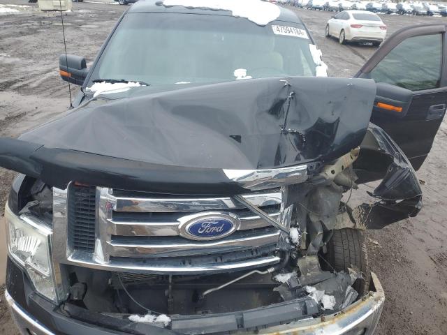 1FTEX1C81AFA43754 - 2010 FORD F150 SUPER CAB BLACK photo 11