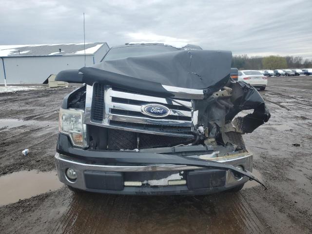 1FTEX1C81AFA43754 - 2010 FORD F150 SUPER CAB BLACK photo 5