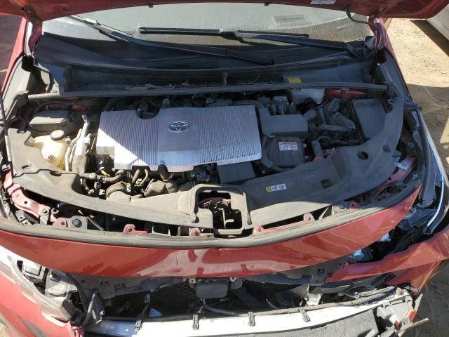JTDKARFP5H3043595 - 2017 TOYOTA PRIUS PRIM წითელი ფოტო 11
