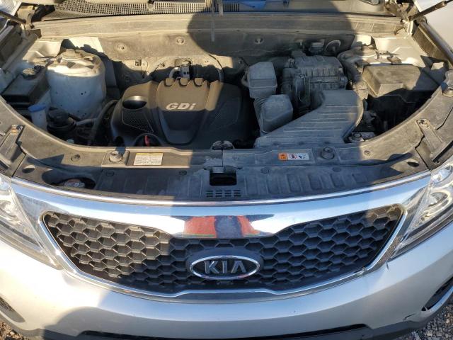 5XYKU4A67DG410298 - 2013 KIA SORENTO EX SILVER photo 12