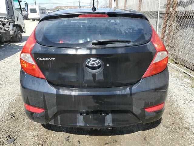 KMHCT5AE7EU195716 - 2014 HYUNDAI ACCENT GLS BLACK photo 6