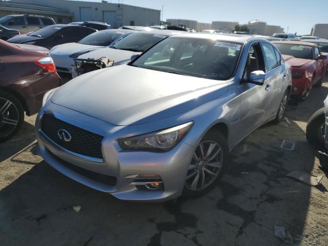 JN1AV7AR3EM702120 - 2014 INFINITI Q50 HYBRID PREMIUM SILVER photo 1