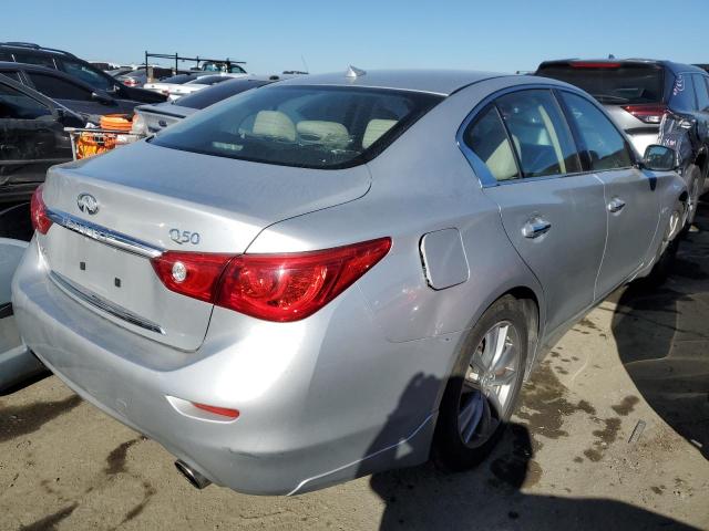 JN1AV7AR3EM702120 - 2014 INFINITI Q50 HYBRID PREMIUM SILVER photo 3