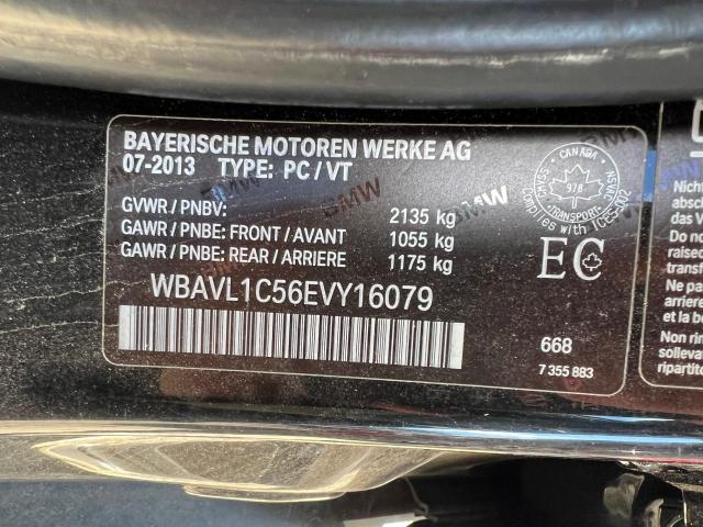WBAVL1C56EVY16079 - 2014 BMW X1 XDRIVE28I BLACK photo 10