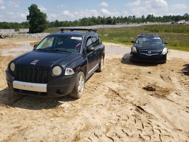 1J8FF57W27D143625 - 2007 JEEP COMPASS LIMITED BLACK photo 2