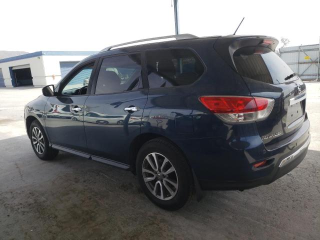 5N1AR2MM9EC629163 - 2014 NISSAN PATHFINDER S BLUE photo 2
