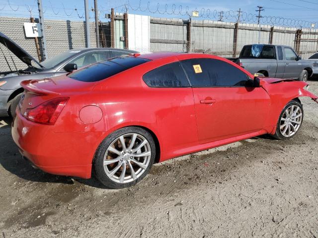 JNKCV64EX8M101072 - 2008 INFINITI G37 BASE RED photo 3