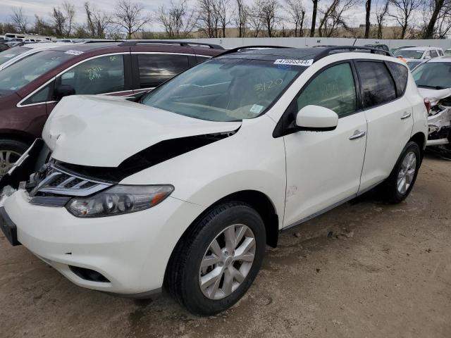 JN8AZ1MW3BW187012 - 2011 NISSAN MURANO S WHITE photo 1