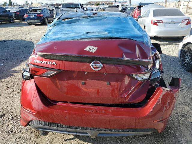 3N1AB8DV3MY284130 - 2021 NISSAN SENTRA SR RED photo 6