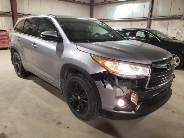 5TDJKRFH4FS161165 - 2015 TOYOTA HIGHLANDER XLE SILVER photo 4