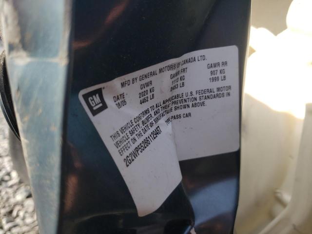 2G2WP552861129487 - 2006 PONTIAC GRAND PRIX 蓝色 照片 12