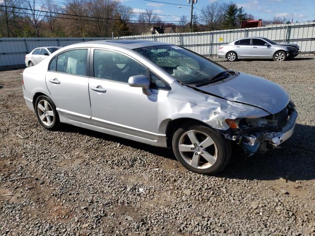 1HGFA16808L039449 - 2008 HONDA CIVIC EX SILVER photo 4