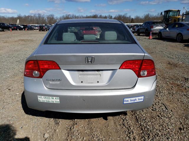 1HGFA16808L039449 - 2008 HONDA CIVIC EX SILVER photo 6