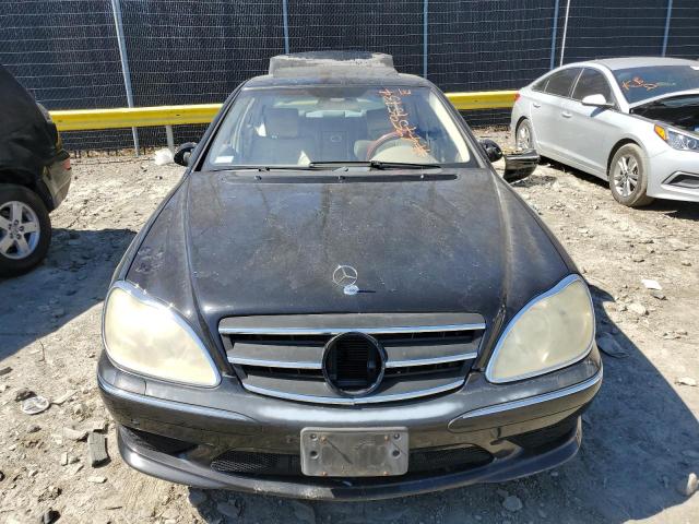 WDBNG75J03A336806 - 2003 MERCEDES-BENZ S 500 BLACK photo 5